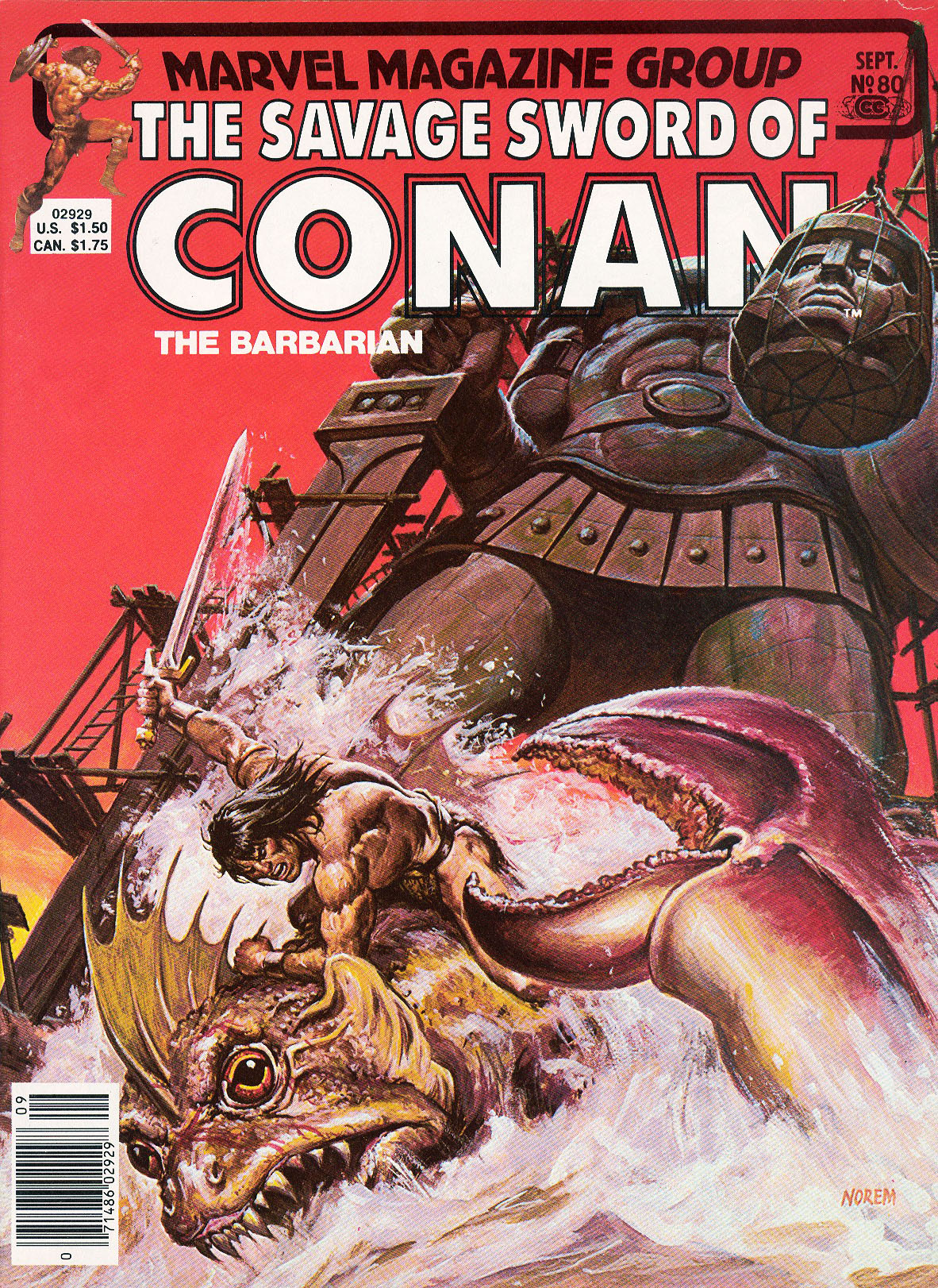 THE SAVAGE SWORD OF CONAN 080