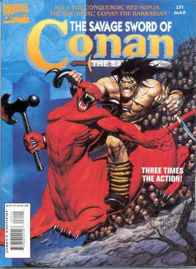 THE SAVAGE SWORD OF CONAN 231
