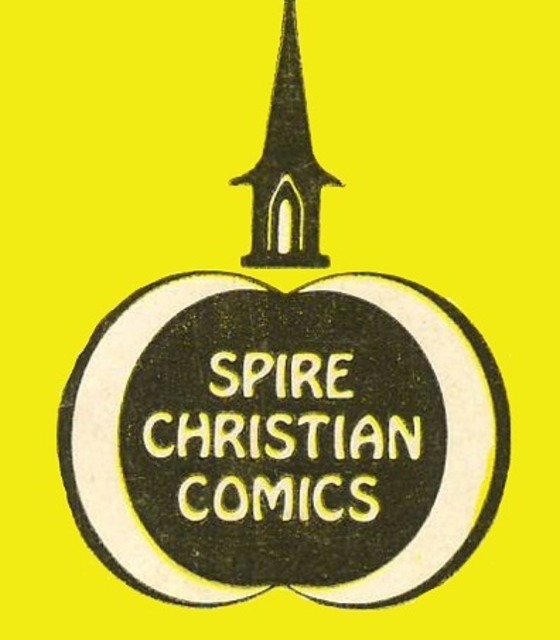 SPIRE CHRISTIAN COMICS logo